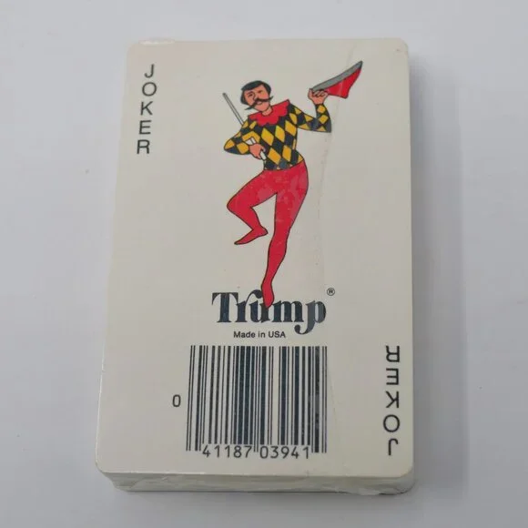 NOS Vintage Trump Sealed Playing Cards Sailing Boat Schooner Ship NEW - Picture 2 of 2